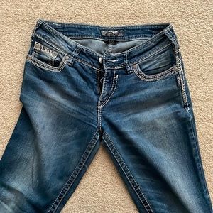 Silver Jeans co. From Buckle, Dark Denim, 30W